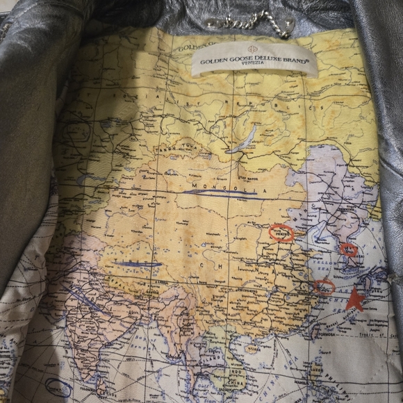 Golden Goose Women's Silver Leather Jacket - Picture 10 of 15